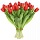 Букеты из 21 тюльпана